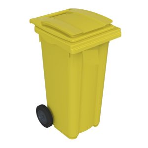 Contenedor DUST alemán modelo Citybac Amarillo, Naranja, Rojo 120 litros