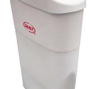 Bote DUST con pedal para toallas sanitarias, pañales y residuos tóxicos 18 litros.
