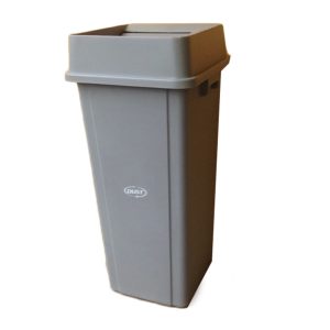 Bote DUST rectangular con tapa intocable abatible 90 litros