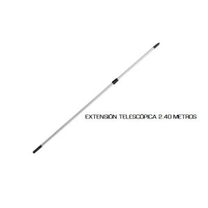 Extensión telescópica de aluminio 2.40 metros DUST