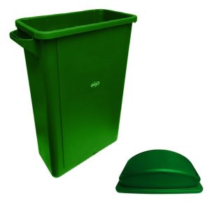 Bote Slim 65 litros con tapa balancín