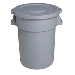 Bote cilíndrico DUST con tapa plana 80 litros