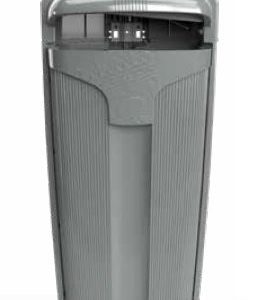 Papelera DUST europea modelo Cibeles gris 50 litros